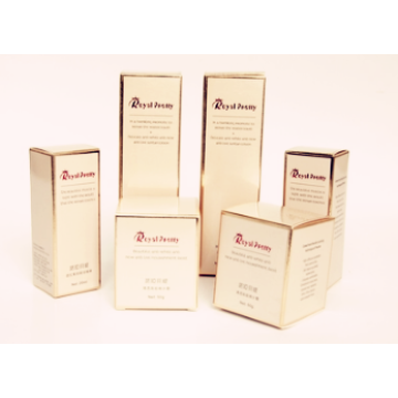 Colorful printed paper cosmetic packaging box